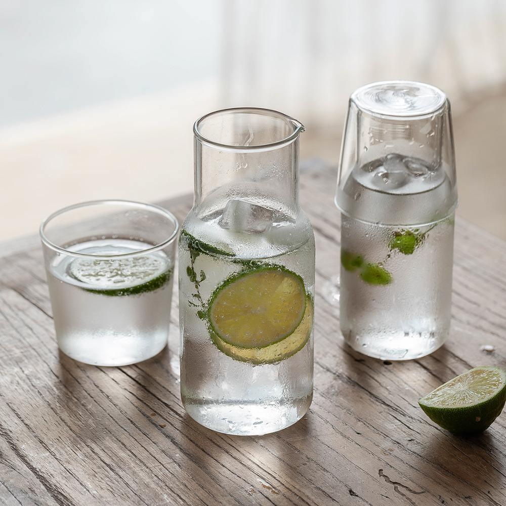 Carafina Glas-Karaffen-Set | Elegantes Design | Perfekt für Wasser, Saft & mehr