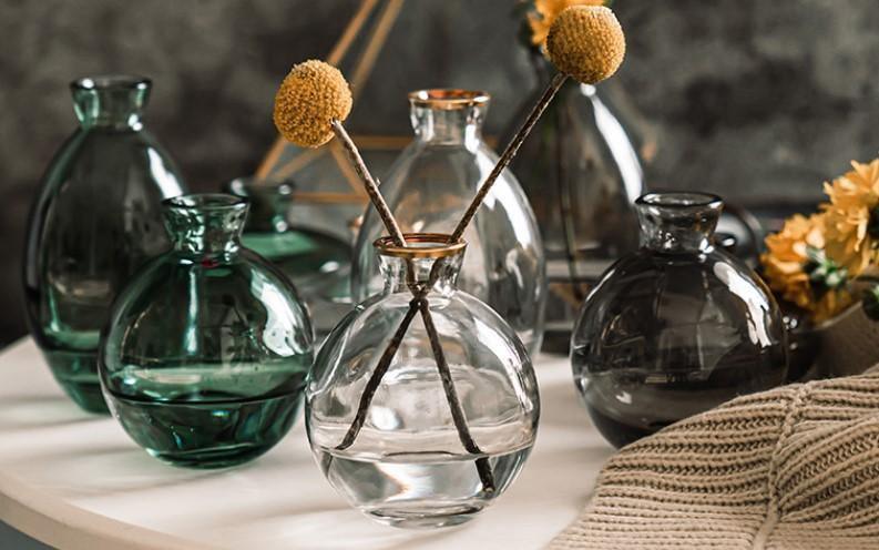 TrioVase Glasvasen Set | Stilvolles Design | Perfekte Dekoration | In verschiedenen Farben erhältlich