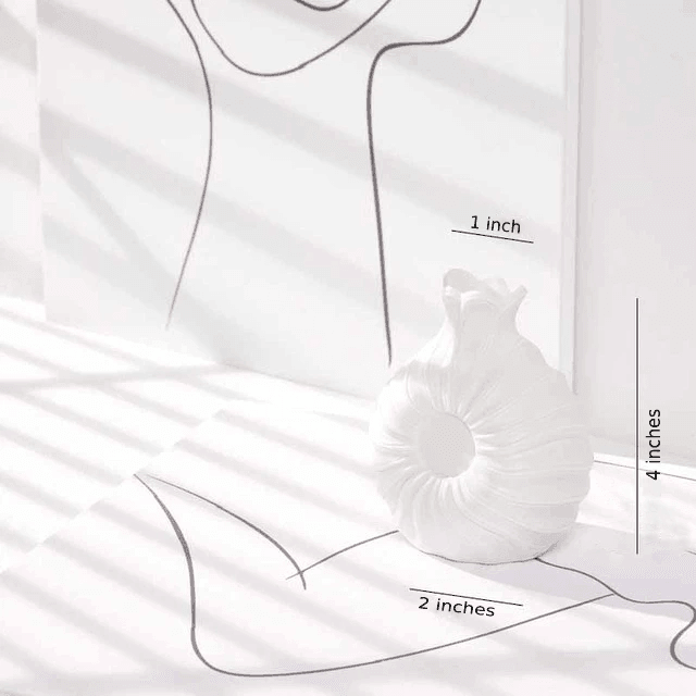 SwirlLine Keramik-Blumenvase mit Struktur | Elegantes Design | Verschiedene Größen für Blumen & Deko