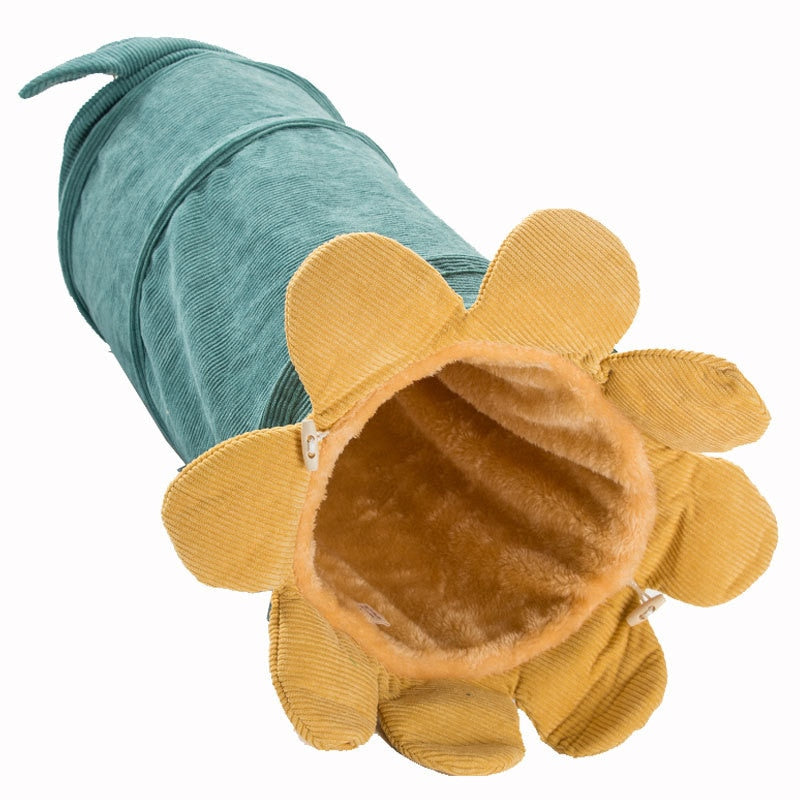 PawMaze Outdoor Katzentunnel | Robuster Cordura-Spieltunnel | Garten-Spaß für Katzen | Leicht & Wetterfest