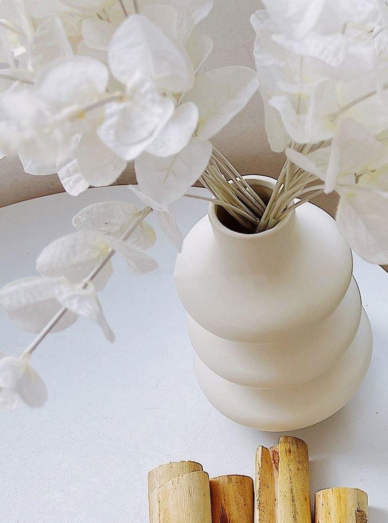 Ceraméa Abstrakte Keramik-Vase | Zeitlose Deko | Vielseitige Eleganz