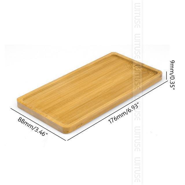 EcoTray Bambus Untersetzer für Blumentöpfe | Natürliche Pflanzenunterlagen in Verschiedenen Formen & Größen