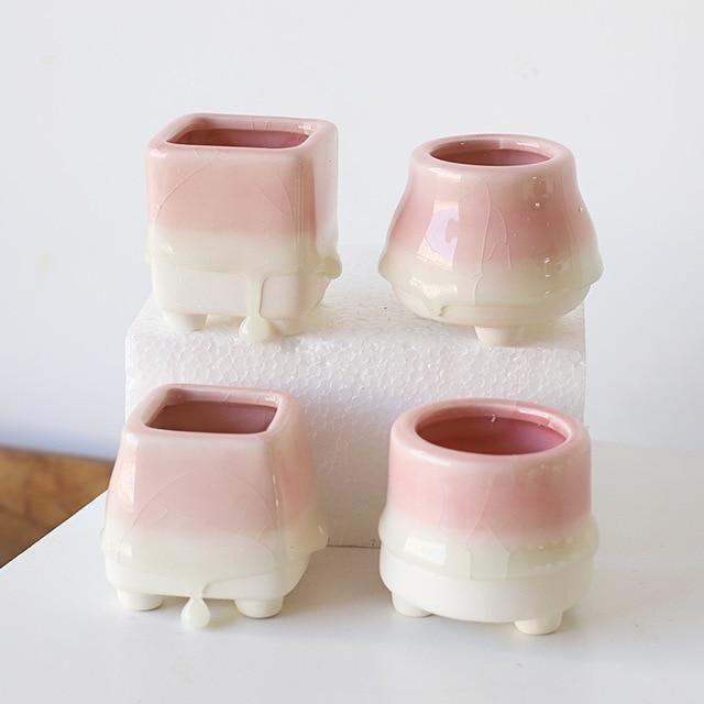 Driplette Marshmallow-Tropf-Pflanzgefäße | Moderne Designs | Bunte Pflanzgefäße für Zuhause