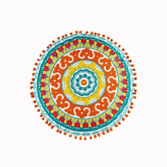 Zenify Glow Mandala Kissenbezug | Boho Deko | Weich & Pflegeleicht | Perfekt für Zuhause