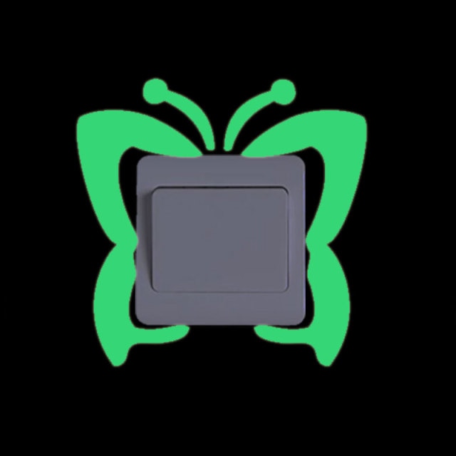 GlowSwitch Leuchtende Lichtschalter Aufkleber | Nachleuchtende Wandsticker | Praktisch & Dekorativ