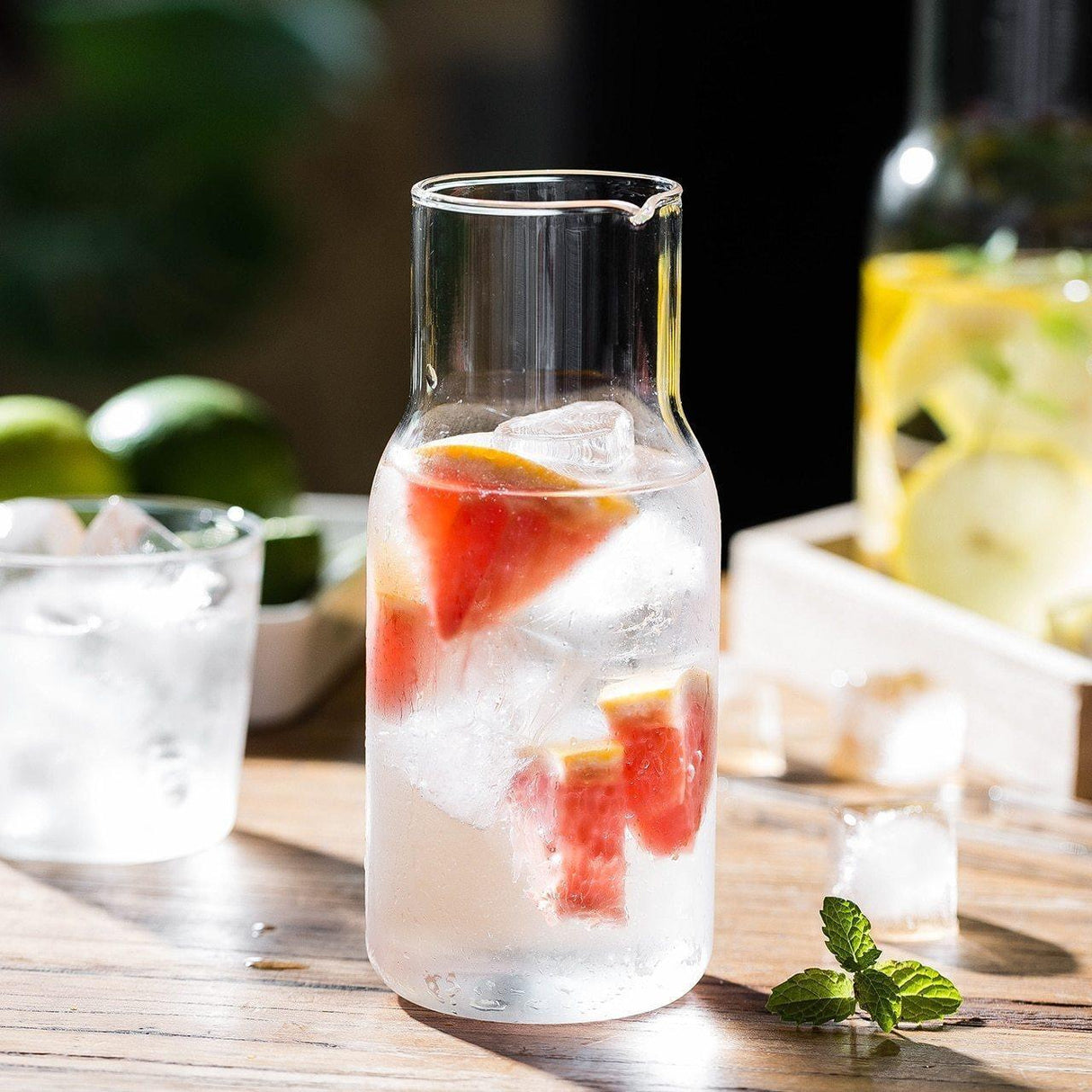 Carafina Glas-Karaffen-Set | Elegantes Design | Perfekt für Wasser, Saft & mehr