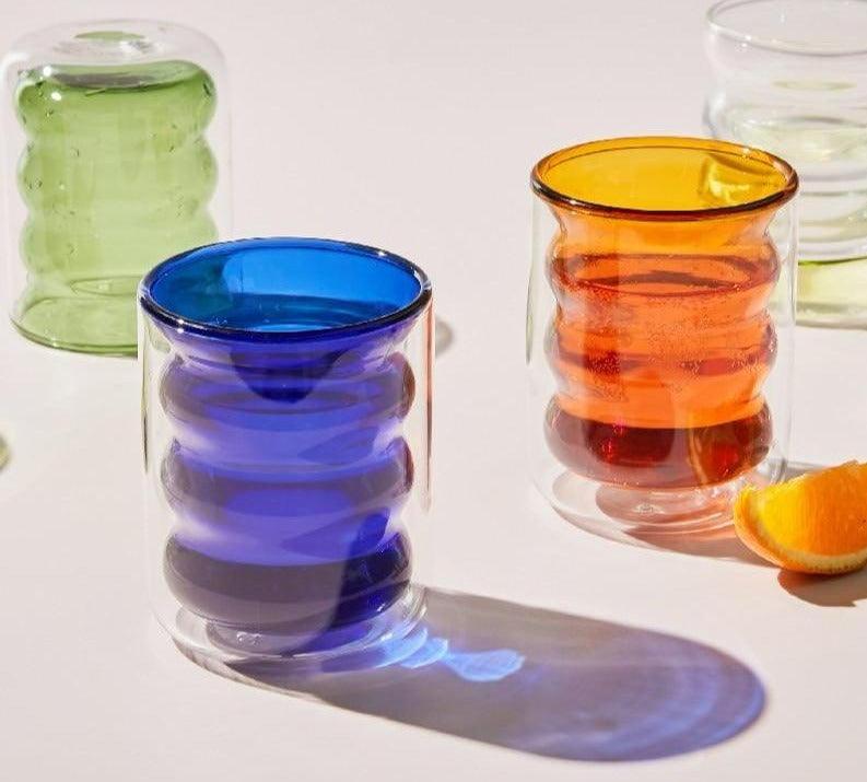 BubbleMug Doppelwandige Isolier-Glas-Tasse | Hitzebeständig | Elegantes Design | Perfekt für heiße & kalte Getränke