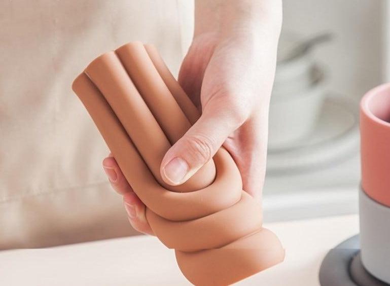 Silicora Bunte Silikon Untersetzer | Rutschfest & Hitzebeständig | 6er-Set | Für Getränke, Tassen & Gläser