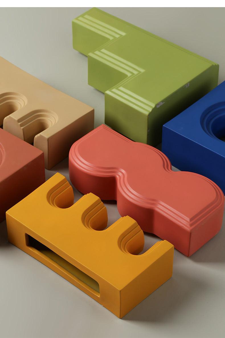 CeramiCasa Design Keramik Vase | Dekorative Akzentvase im Hausstil | Modernes Wohnaccessoire in Verschiedenen Farben