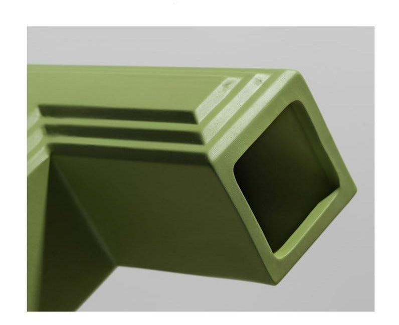 CeramiCasa Design Keramik Vase | Dekorative Akzentvase im Hausstil | Modernes Wohnaccessoire in Verschiedenen Farben