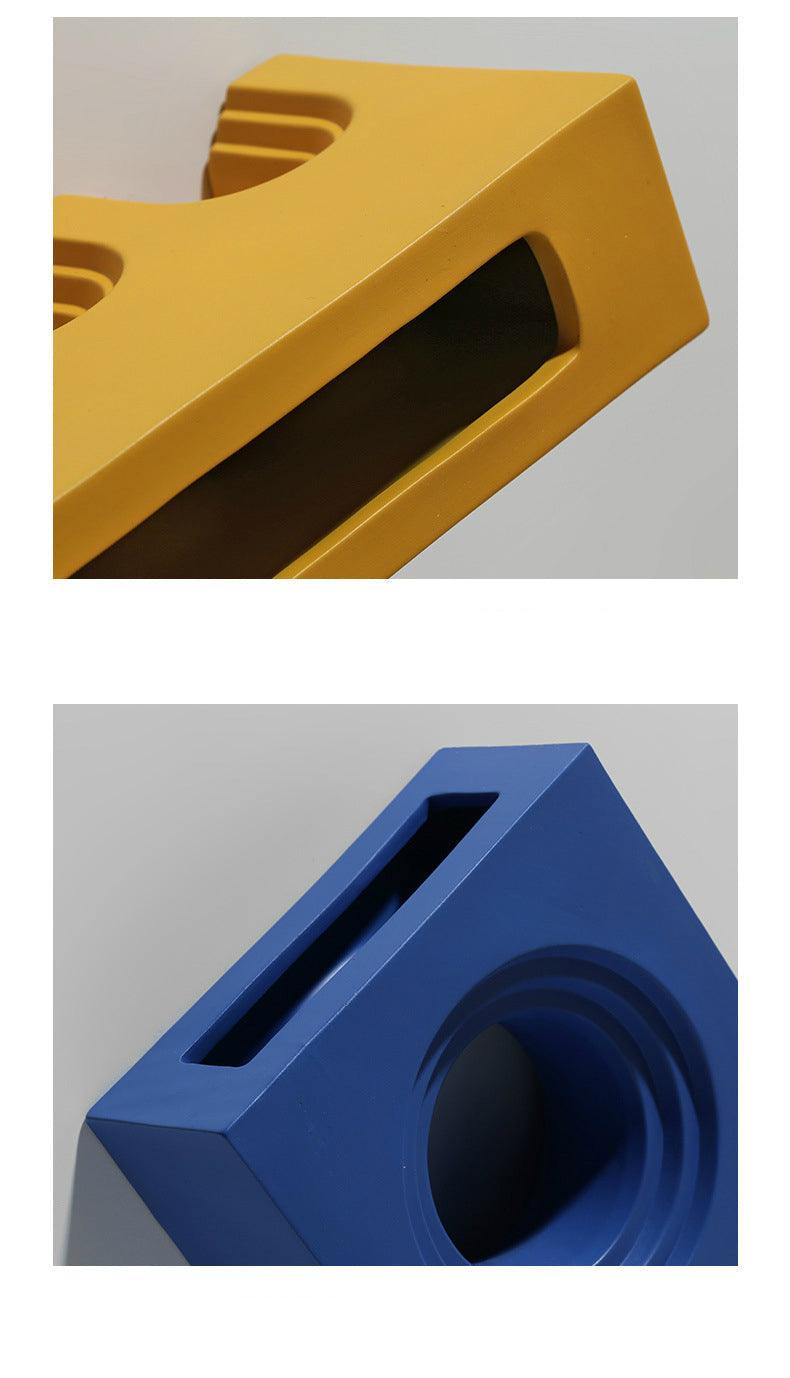 CeramiCasa Design Keramik Vase | Dekorative Akzentvase im Hausstil | Modernes Wohnaccessoire in Verschiedenen Farben