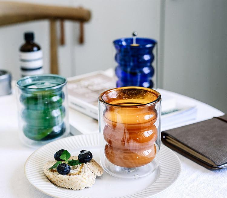 BubbleMug Doppelwandige Isolier-Glas-Tasse | Hitzebeständig | Elegantes Design | Perfekt für heiße & kalte Getränke