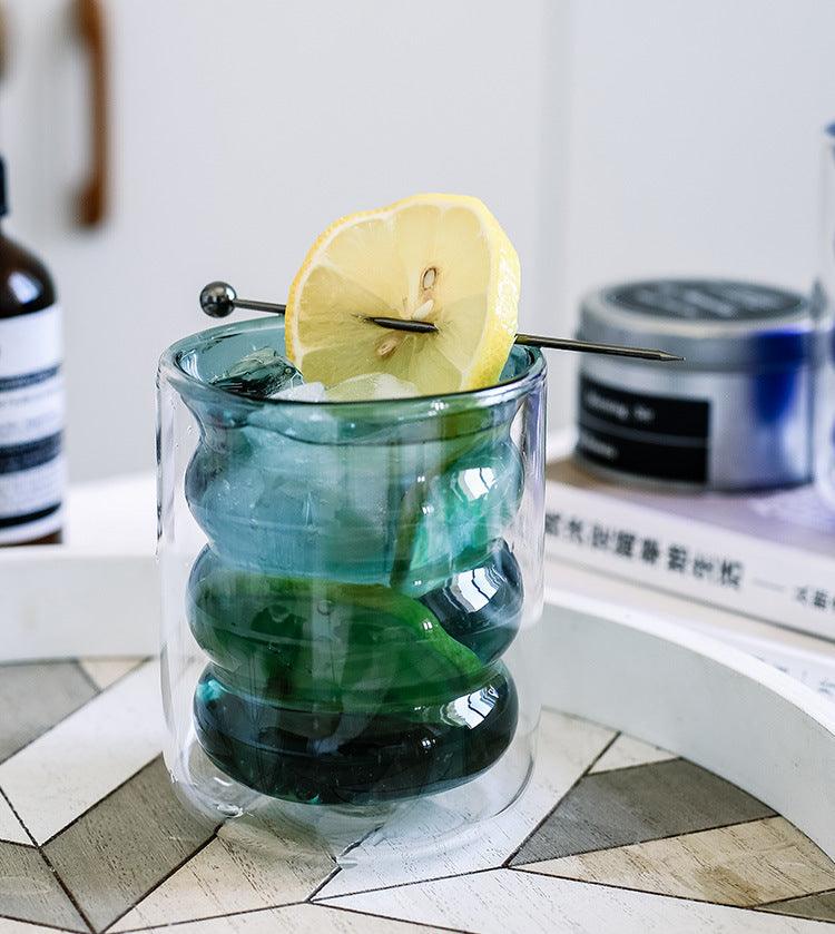 BubbleMug Doppelwandige Isolier-Glas-Tasse | Hitzebeständig | Elegantes Design | Perfekt für heiße & kalte Getränke