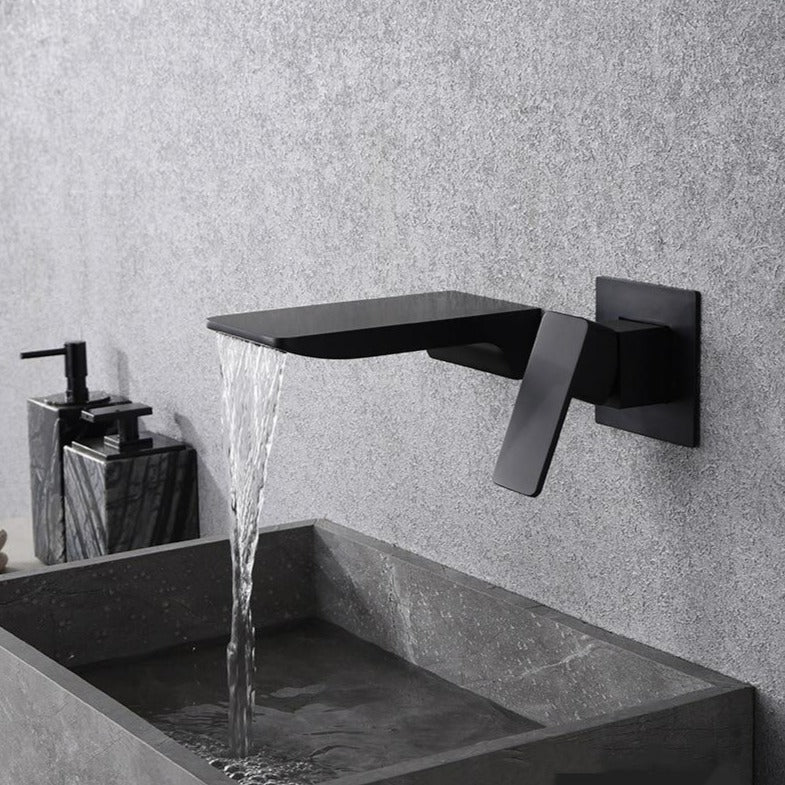 FlowSense Moderner Wand-Wasserhahn | Minimalistisches Design | Hochwertige Materialien | Langlebige Leistung