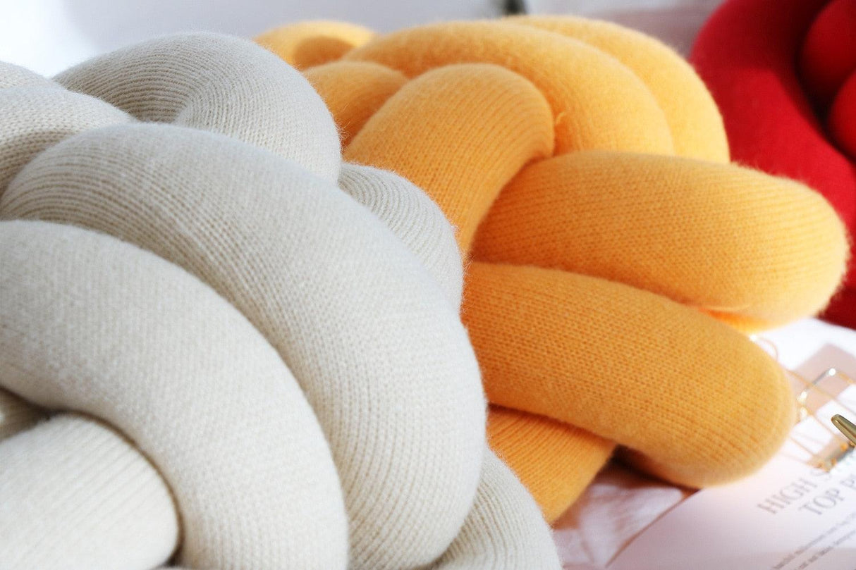Knotta Twist Baumwoll Kissen | Dekoratives Knotenkissen | Weich & Stylisch | Für Wohnzimmer & Schlafzimmer