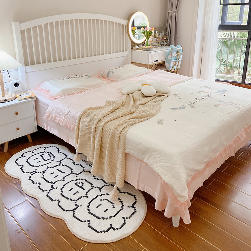 SunnyHaven Sonnenblumen Teppich | Bereichsteppich für Nachttisch & Wohnzimmer | Weich & Rutschfest