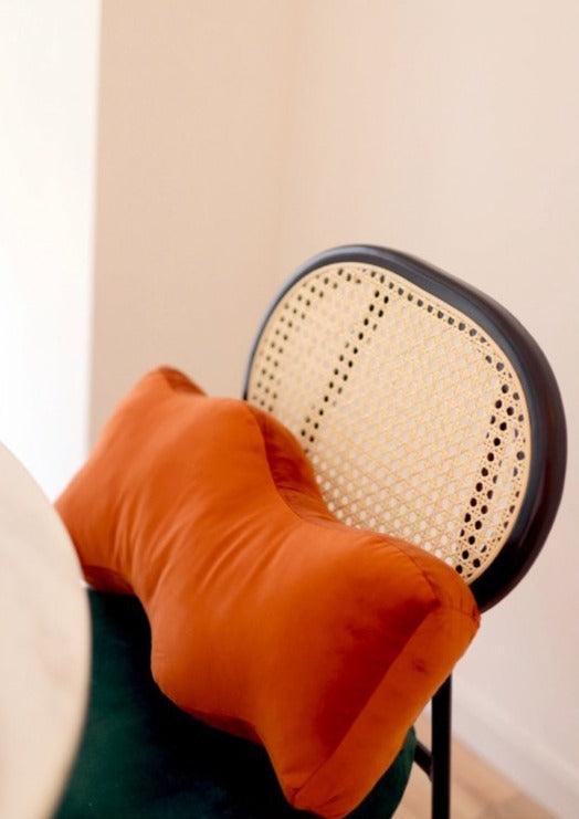 Velvona Retro Design Kissen | Weicher Samtbezug | Dekokissen für Wohnzimmer & Schlafzimmer | In Verschiedenen Formen