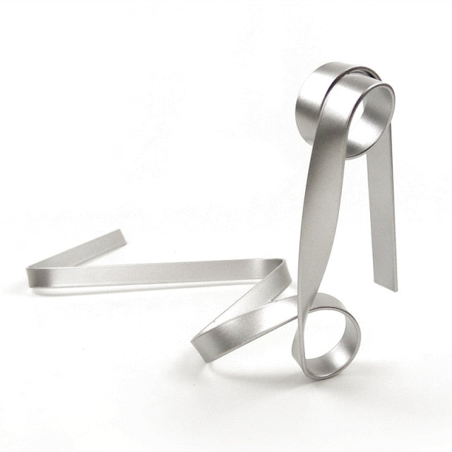 RibbonCharm Hängendes Band-Weinflaschenregal | Stilvolles Design | Kreative Weinaufbewahrung