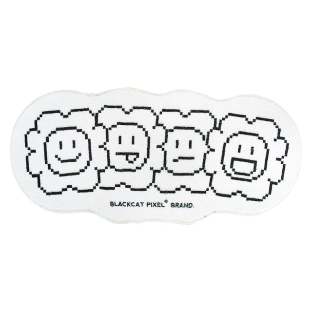 SunnyHaven Sonnenblumen Teppich | Bereichsteppich für Nachttisch & Wohnzimmer | Weich & Rutschfest