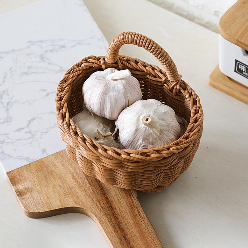 CottageBloom - Ländlicher Hängepflanzkorb | Vintage-Stil | Dekorative Eleganz