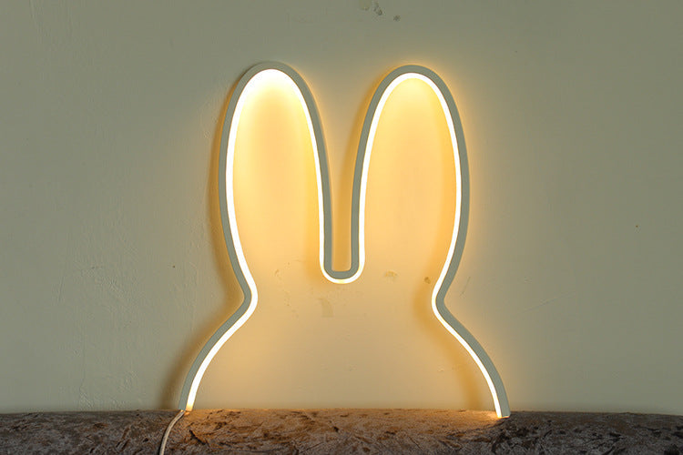 LumiRabbit Moderne LED Nachttischlampe | Dimmbar | Stimmungslicht | Kabelloses Design