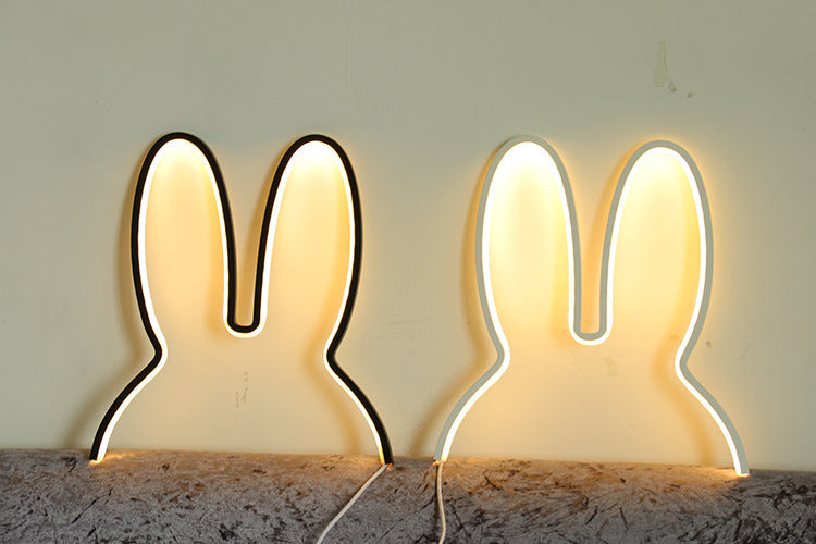 LumiRabbit Moderne LED Nachttischlampe | Dimmbar | Stimmungslicht | Kabelloses Design