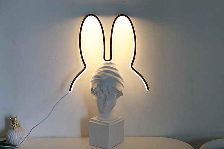LumiRabbit Moderne LED Nachttischlampe | Dimmbar | Stimmungslicht | Kabelloses Design