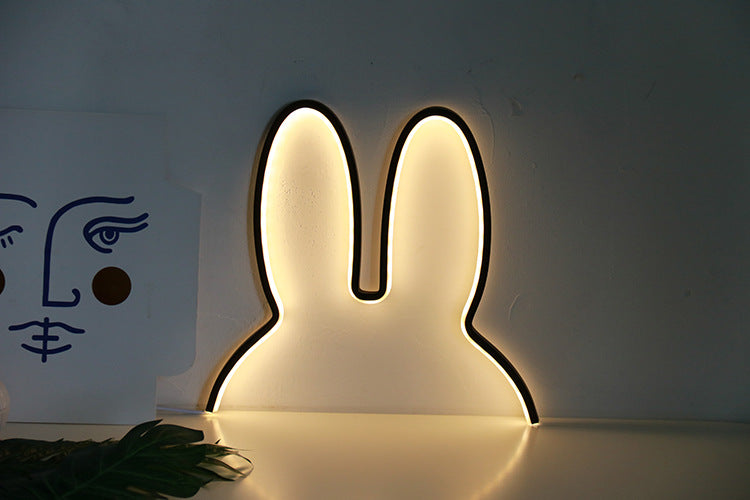 LumiRabbit Moderne LED Nachttischlampe | Dimmbar | Stimmungslicht | Kabelloses Design