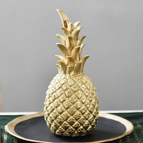 PineLux Glänzende Ananas Dekofigur | Modernes Design | In 3 Farben & Größen erhältlich