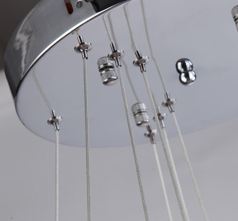 LustraHalo - Kreisförmiger Kristall LED Kronleuchter | Moderne Beleuchtung | Elegantes Design