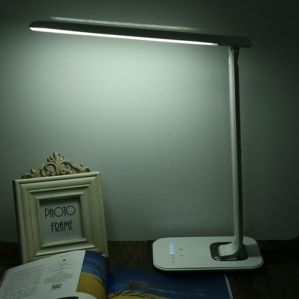 IlluFold - Faltbare Touch LED Schreibtischlampe | Modernes Design | Dimmbar | Platzsparend