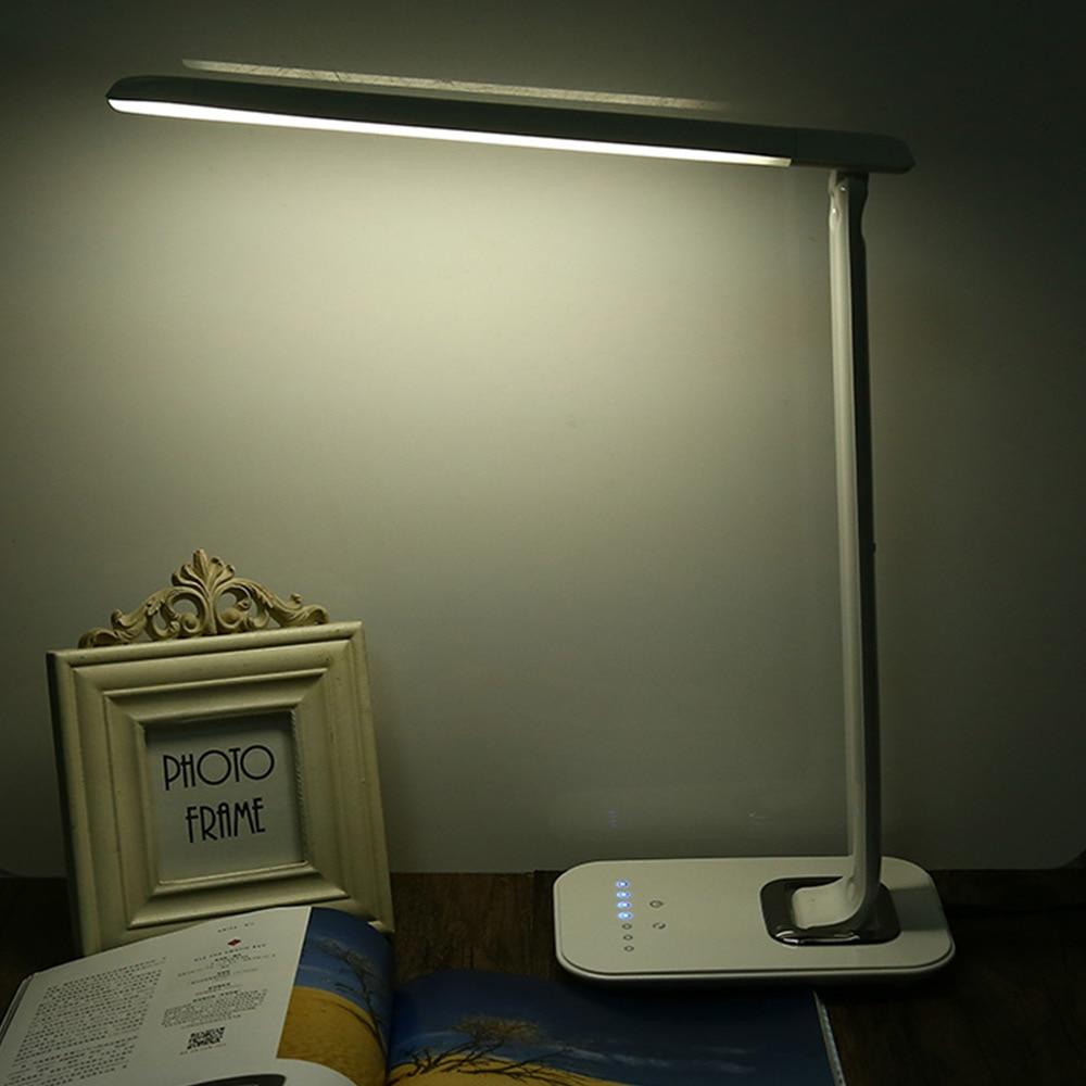 IlluFold - Faltbare Touch LED Schreibtischlampe | Modernes Design | Dimmbar | Platzsparend