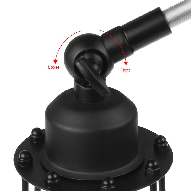 Ferrolite Industrielle Wandlampe mit Tropfendesign | Vintage Metallkäfig | Perfekte Beleuchtung für Wohn- & Schlafzimmer