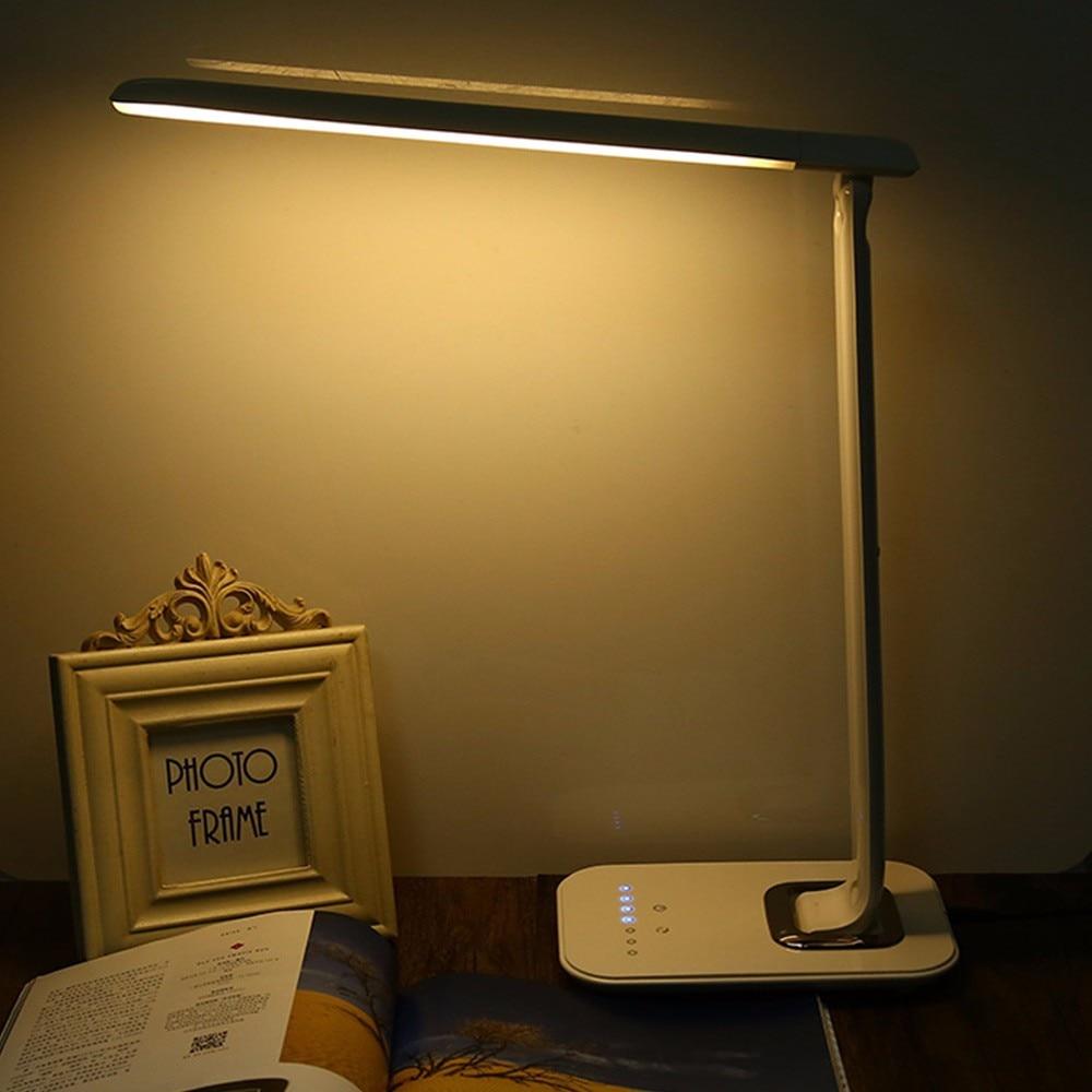 IlluFold - Faltbare Touch LED Schreibtischlampe | Modernes Design | Dimmbar | Platzsparend