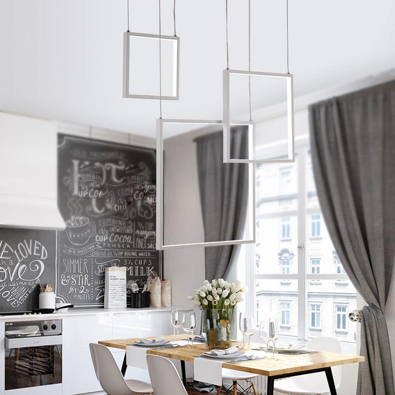 Lustreon Art Deco Hängeleuchte | Modernes Design | Warmweiß & Kaltweiß | Elegante Beleuchtung für Wohnzimmer