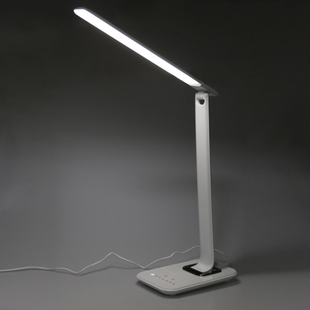 IlluFold - Faltbare Touch LED Schreibtischlampe | Modernes Design | Dimmbar | Platzsparend