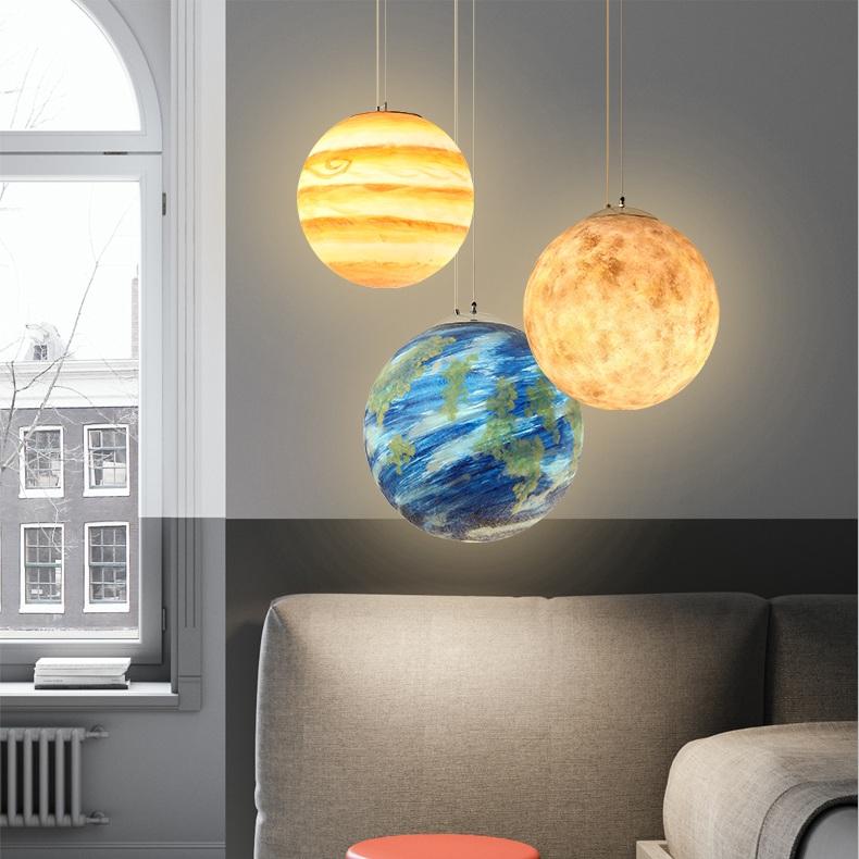 OrbitalLuxe Planetarische Pendelleuchte | LED-Design | Dekorative Beleuchtung für Zuhause