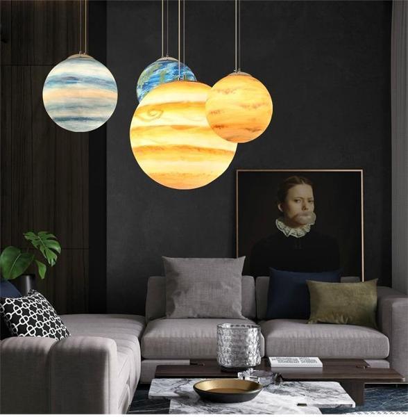 OrbitalLuxe Planetarische Pendelleuchte | LED-Design | Dekorative Beleuchtung für Zuhause