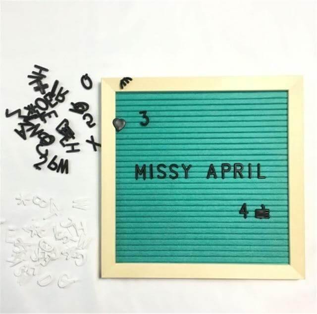 LettraGlow Premium Buchstabenbrett | Personalisierte Botschaften | Vintage Letter Board für Zuhause & Büro