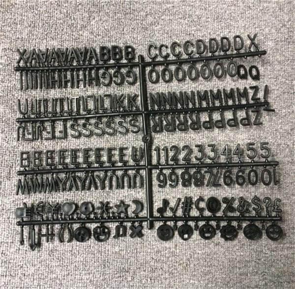 LettraGlow Premium Buchstabenbrett | Personalisierte Botschaften | Vintage Letter Board für Zuhause & Büro