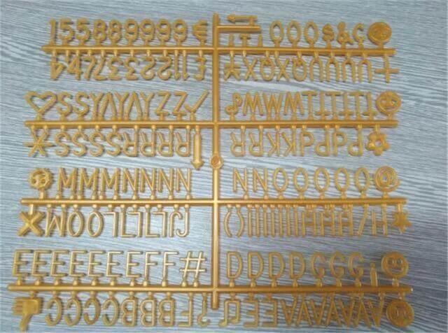 LettraGlow Premium Buchstabenbrett | Personalisierte Botschaften | Vintage Letter Board für Zuhause & Büro