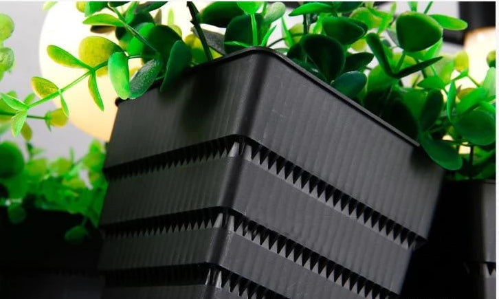 Planterra Hängelampe mit Pflanzgefäß | Schmiedeeisernes Design | Beleuchtung & Dekoration für Esszimmer & Wohnzimmer