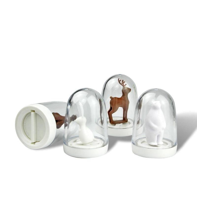 SpiceHarmony Quartett Gewürzspender | Elegantes Design | Praktisch & Stilvoll | Für Jede Jahreszeit