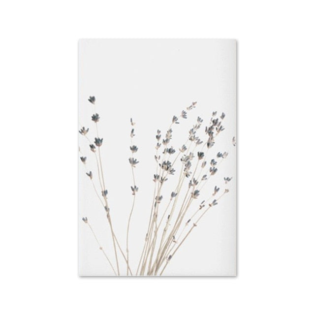 FloraVista Botanische Wandkunst Leinwandbilder | Hochwertige Wanddekoration | Elegantes Design