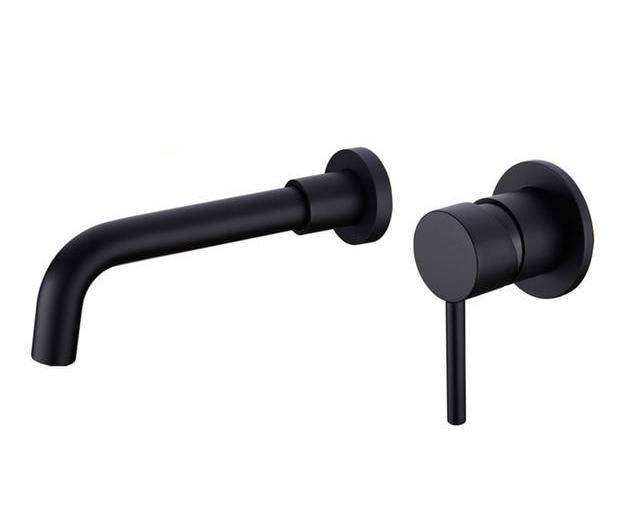 FlowForma Wandarmatur aus Messing | Zeitloses Design | Stilvolle Badezimmerarmatur