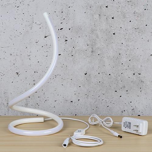 LumoSpira - Dimmable LED Spiral Tischlampe | Modernes Design | Stimmungslicht & Leselampe | Dekoration für Zuhause
