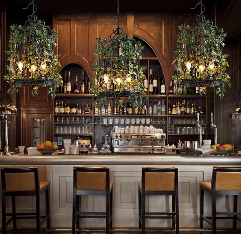 AeroCage Vintage Industrielle Hängeleuchte | Vogelkäfig-Design | Retro-Stil | Perfekte Beleuchtung für Zuhause