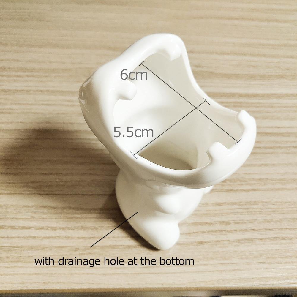 PlantoHippo Keramik Sukkulenten Pflanztopf | Lustiger Deko-Blumentopf