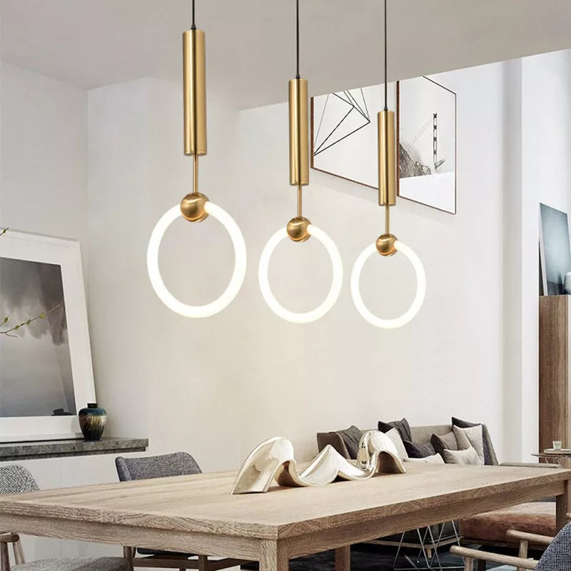 Nordivis Nordic Simple LED Pendelleuchte | Minimalistisches Design | Energieeffiziente Beleuchtung für Zuhause