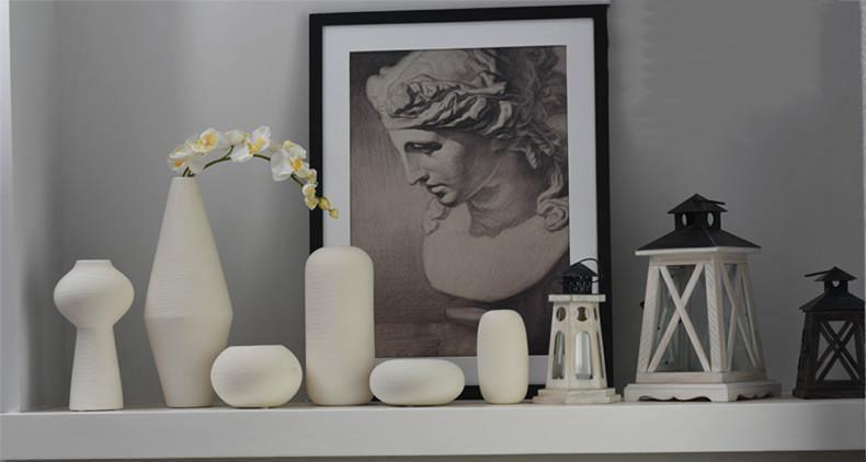 PureWhite Eleganz Vase | Minimalistisches Design | Handgefertigte Weiße Keramikvase | Deko für Zuhause